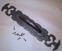 Heavy Pull Handle on Back plate